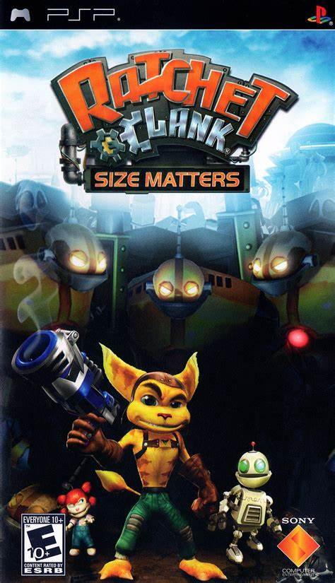 PSP – RATCHET E CLANK SIZE MATTERS – Falcão Games